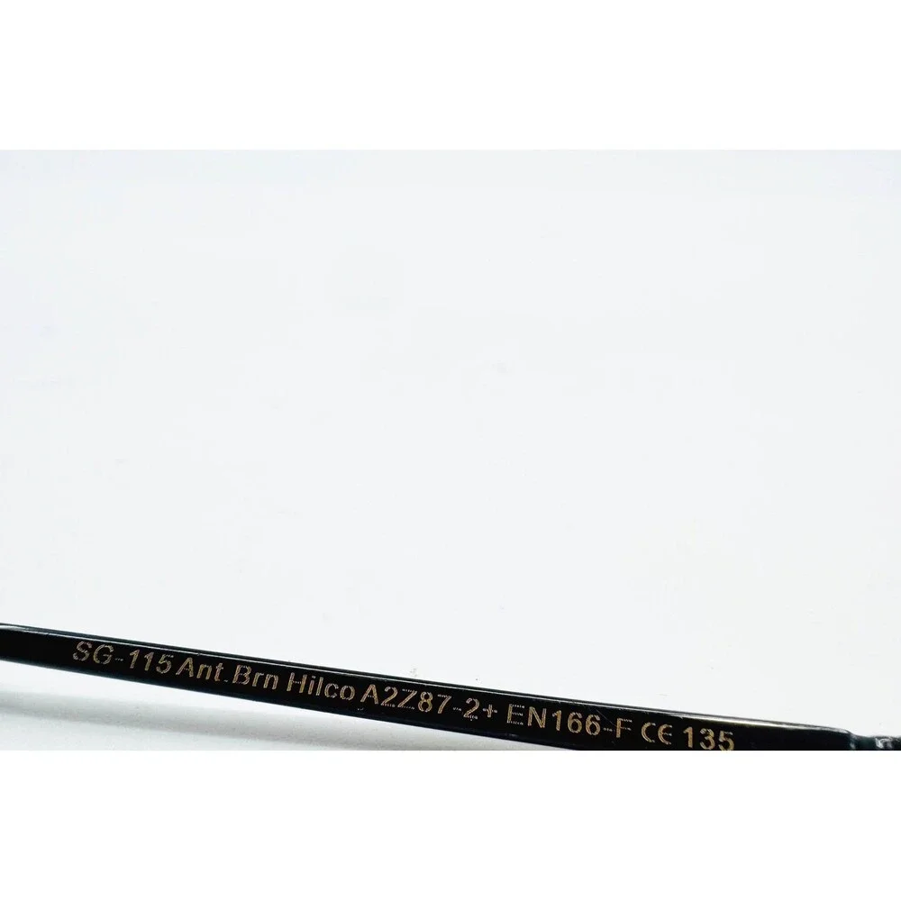 Hilco Eyeglasses Frames Unisex Brown SG-115 Ant. Brn A2Z87-2+ 135